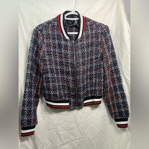 Dynamite Women's Navy Tweed Jacket